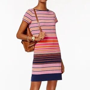 Michael Kors Dress Striped Pink short sleeves